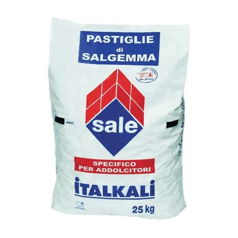 SALE MARINO IN PASTICCHE - CF=KG 25- 1 confezioni