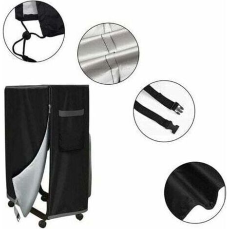 Housse de rangement pour lit pliant – Imperméable en tissu Oxford 210D – Résistante à la poussière et aux UV – Pour intérieur et extérieur (1/5)