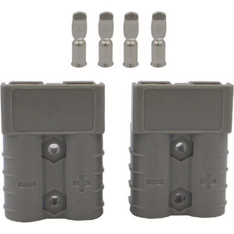 Connecteur Anderson pour Charger et alimenter Paire Mâle et Femelle AMH 50A 600V (1/5)