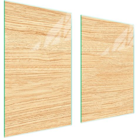 PLACA PROTECTORA DE VIDRIO PARA COCINA 65x52 MADERA (1/5)