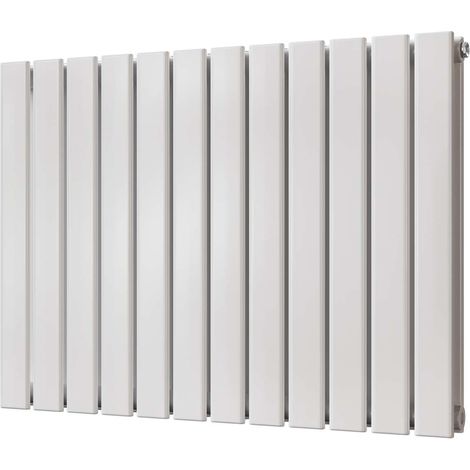 Typhoon - White Horizontal Radiator H600mm x W816mm Double Panel