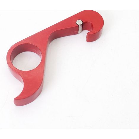 Ouvre-bouteille d'extérieur à une main, rouge, 8,94,21,2 cm, ouvre-bouteille magnétique en métal, ouvre-bouteille portable.
