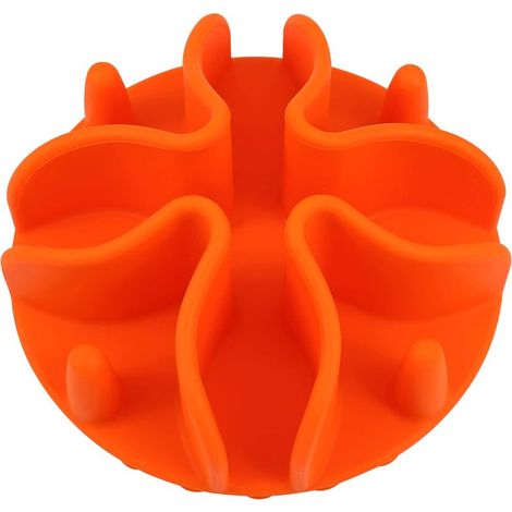 Gamelle antidérapante pour chien à alimentation lente et gamelle pour chien et chat à alimentation lente Gamelle antidérapante en silicone pour alimentation lente adaptée à différentes tailles de game (1/5)