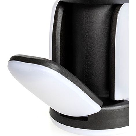 Lampe de camping LED solaire avec batterie rechargeable USB, lampe de camping d'urgence pliable à quatre feuilles avec crochet. (1/5)