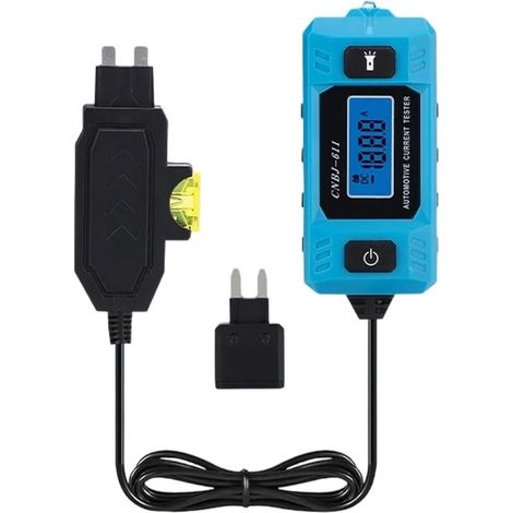 Testeur de relais de voiture Détecteur d'erreur de circuit de voiture de haute précision avec écran LCD 20 A 48 V Testeur de fusible avec feu pour la maison, le garage, le bord de la route (1/5)