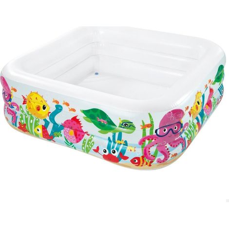 Intex Acuario Piscina Hinchable Tema Marino 159x50 cm
