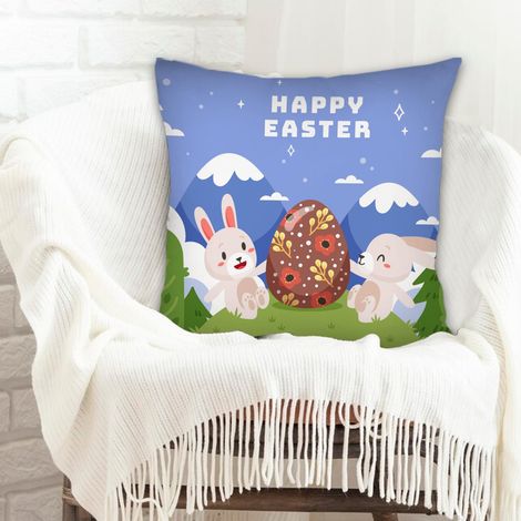 Housse de coussin de salon résistant au lavage pour mari femme anniversaire (1/5)