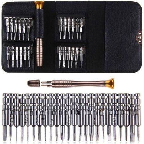 Multi-purpose Screwdriver Precision Screwdriver Set Repair Tools for Phone, Mobile Phone (25pcs) (1/4)