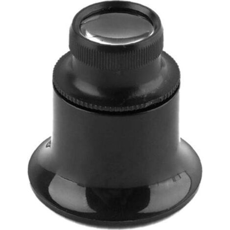Lunettes De Loupe, 20x Grossissement Horlogerie Outil Loupe Loupe Loupe Ensemble pour Regarder Bijouterie Réparation (1/5)