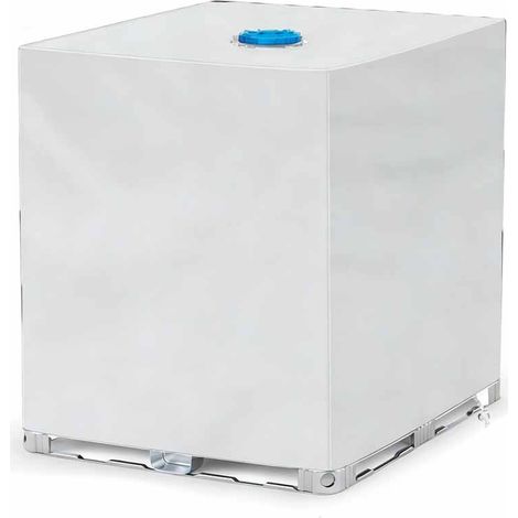 Bâche de réservoir d'eau, Bache pour Cuve 1000 L IBC, Anti-poussière Anti-UV Anti-Pluie (116 x 100 x 120 cm)，L'ouverture supérieure mesure 30 cm. (1/5)