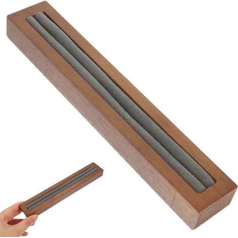 Plateau de présentation élégant pour bijoux, idéal pour bagues, boucles d'oreilles, colliers et bracelets – Gris (1/5)