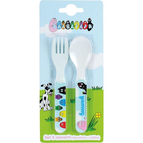 Barbapapa Ensemble De Couverts En Plastique Réutilisables