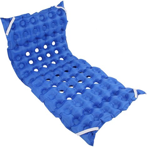Matelas gonflable anti-escarres, matelas pneumatique réversible pour patients âgés alités (1/5)