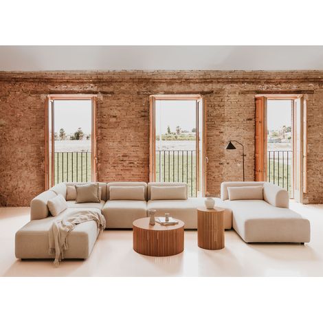 SKLUM Fogler 5-teiliges modulares Sofa mit Chaiselongue rechts und Doppel-Chaiselongue                                   