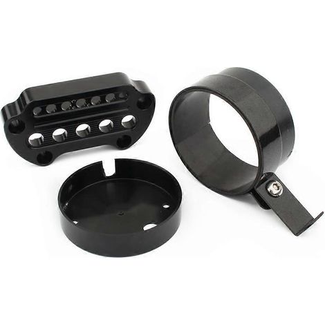 Kit de soporte de reubicación de velocímetro de montaje lateral con abrazaderas para manillar para Harley Sportster 883 1200 Iron 48 Roadster 72 (1/5)