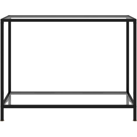 Maison Exclusive - Tavolo Consolle Trasparente 100x35x75 cm in Vetro Temperato