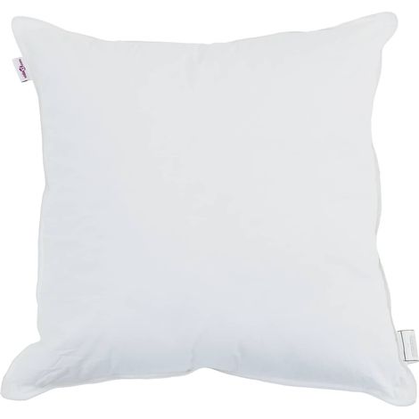 Oreiller avec oreiller 2 pcs Blanc 80 x 80 cm Coton (1/4)