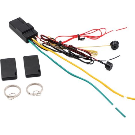 Sistema di allarme antifurto antifurto per motore auto 12V con sensore wireless 2.4G