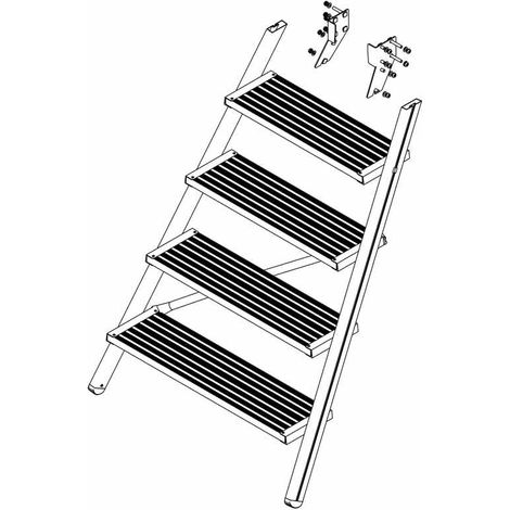MUNK Aufstieg Podesttreppe inkl. Montagesatz 5 Stufen