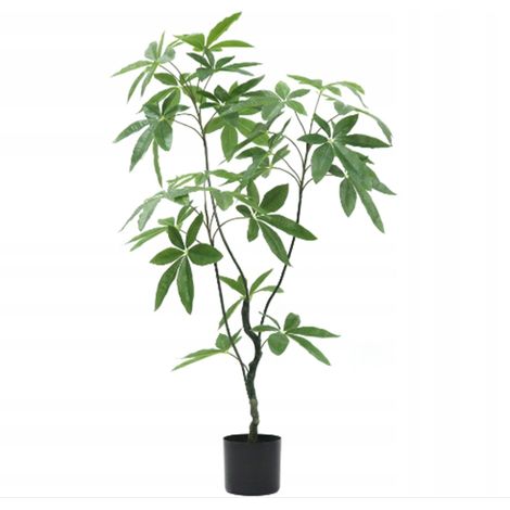 ALBERO DELLA FELICITÀ PACHIRA ARTIFICIALE IN VASO REALISTICO 120 cm XL