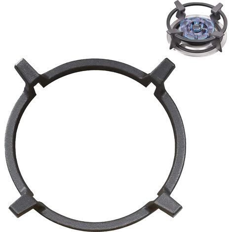Anneau de wok en fonte pour cuisinière à gaz, accessoire pour cuisinière à gaz, supports de casseroles antidérapants universels, anneau de wok pour cuisinière à gaz, réchaud de camping, dessous de pla (1/5)