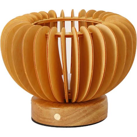 Lanterne citrouille rétro ACKERMAN, lampe de chevet portable et graduable, décoration intérieure/extérieure pour chambre, fêtes et extérieur, batterie 1200 mAh (1/3)