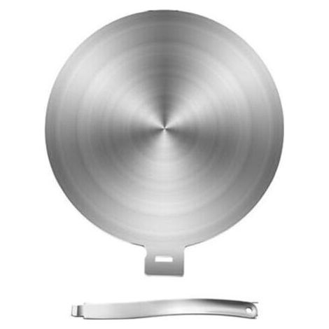 Plaque diffuseur de chaleur pour plaque de cuisson à induction en acier inoxydable pour casseroles et poêles, plusieurs tailles 13/20/24/28 cm, accessoire de cuisine, 24 cm (1/5)