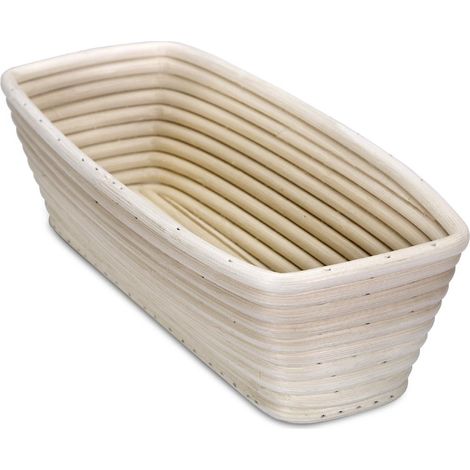 Städter Panier de fermentation rectangulaire en rotin 26,5cm H 6,5 cm
