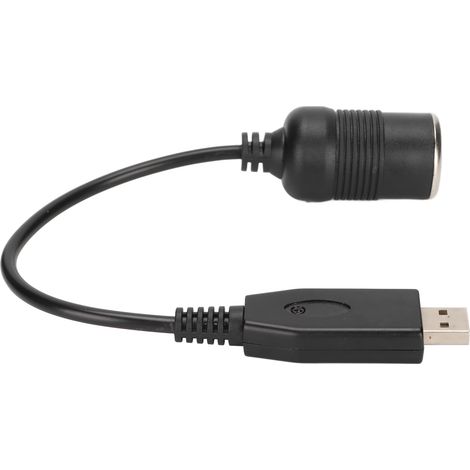 12-V-USB-auf-Zigarettenanzünder-Adapter, USB-C-Anschluss für Zigarettenanzünderbuchse, Kfz-Ladegerät für elektronische Geräte im Auto (1/5)