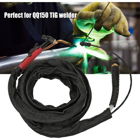 Pistolet de soudage TIG refroidi par air M16 pour QQ150 3,7m/12ft avec coupe-flammes, électrode et ensemble M16 (1/5)