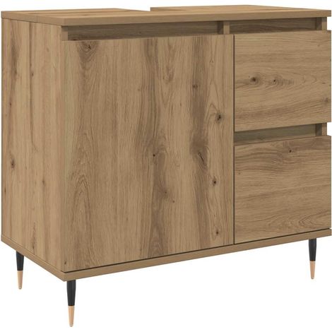 Maison Exclusive - Badschrank Artisan-Eiche 65x33x60 cm Holzwerks