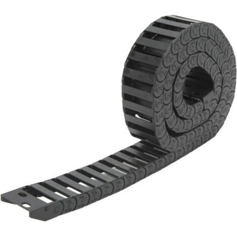 Porte-fil de chaîne de traînée de câble, taille interne 10x30mm, longueur 1m avec connecteur d'extrémité pour CNC (1/5)