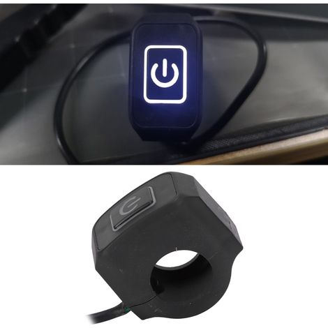 Universalschalter für 22-mm-Motorradlenker (weiß) (1/5)