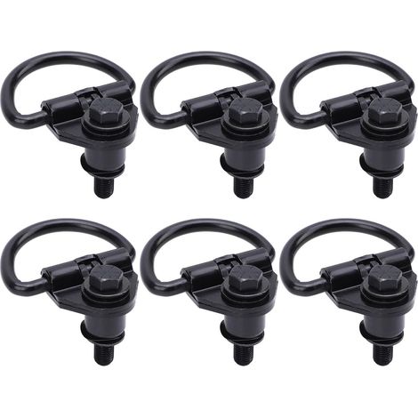 6PCS -Crochets Enduits de Poudre Noir 150 250 350 2015-2024  Arrimage Arrière BK21V550A74AD  Anneaux d'Arrimage pour Fourgonnette (1/5)