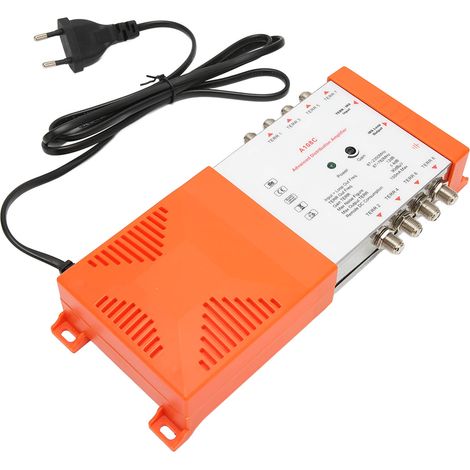 Amplificateur de Signal 8 Voies A108C avec Filtre 4G, Alimentation Secteur 230V pour l'Europe