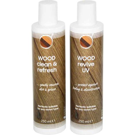 vidaXL Kit d'entretien du bois CARE KIT 2x250 ml (1/3)