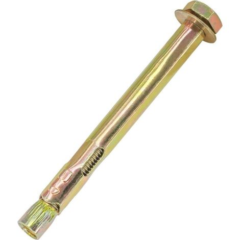 10 boulons d'expansion hexagonaux pour fixation sur murs en béton et maçonnerie (M8 x 100 mm) (1/3)
