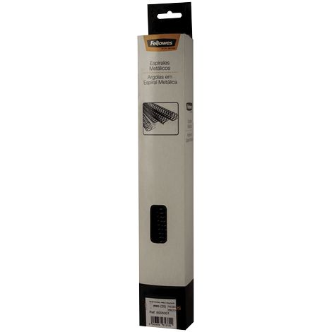 Espirales metálicas blancas 28 mm Pack 50 Uds