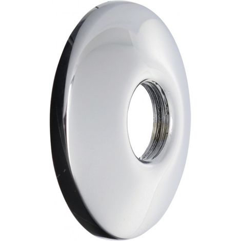 Rosone arrotondato 12x17 cromato per coppia