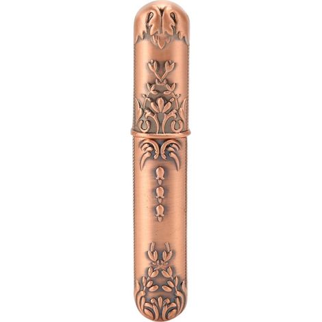 Vintage-Set aus roségoldenem Metall für Näh- und Sticknadeln, tragbare Aufbewahrungsbox für Handnadeln (1/5)