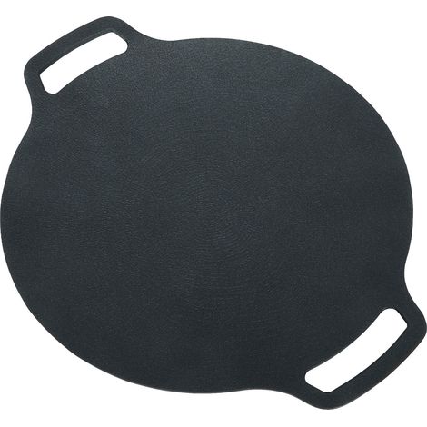 Poêle à griller coréenne avec double poignée, revêtement antiadhésif 6 couches, plaque de cuisson ronde multifonctionnelle pour cuisinière à gaz, 33 cm / 13 pouces (1/5)