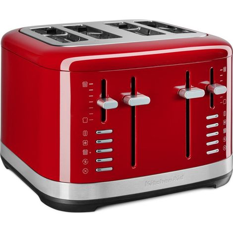 KitchenAid 5KMT4109EER 7 4 fetta/e 1640 W Rosso, Acciaio inox