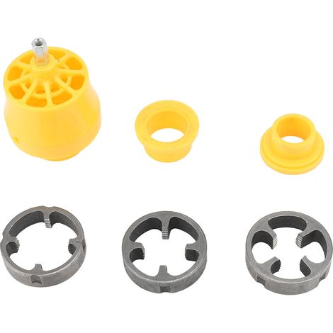 Outil de filetage PVC pour perceuse électrique, filetage de tuyaux 1/2 po, 3/4 po et 1 po, ensemble d'outils de plomberie pour filetage professionnel (1/5)