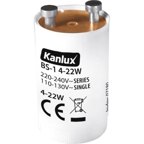 Encendedor para lámparas fluorescentes BS-1 4-22W 7180 (1/2)