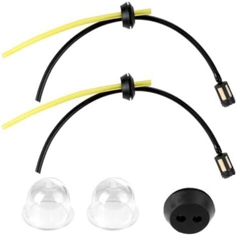 Lot de 5 Pièces Durite Essence Universelles avec Filtre pour Tondeuses, Taille-Haies, Débroussailleuses - 2 et 4 Temps (1/5)
