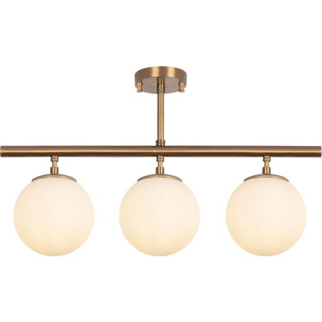 Plafoniera vintage - 3 lampade AMBRE