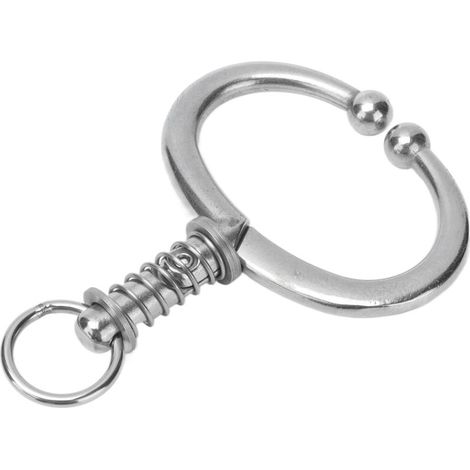 Nasenring aus Edelstahl mit Feder für Rinder und Bullen auf dem Bauernhof