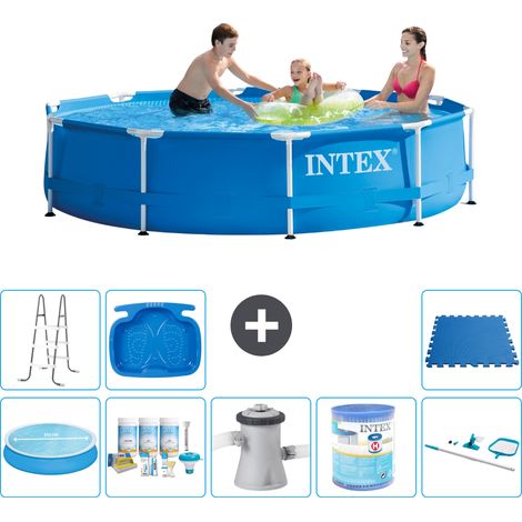 Intex Piscina con struttura Rotonda - 305x76 cm - 7-pezzi  S41522 (1/5)