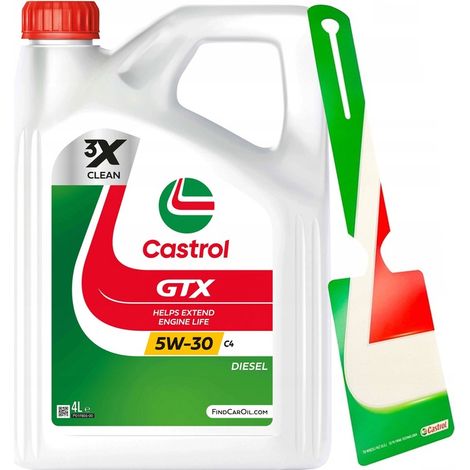 Aceite de motor Castrol GTX 5W-30 C4 4L + Suspensión (1/2)