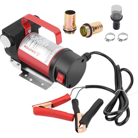 Pompe Transfert Gasoil DC 12 V, Pompe d'extraction Pompe de Transfert de Carburant Électrique pour le Liquide de Carburant, pour le Moteur de Voiture de Camion (1/5)